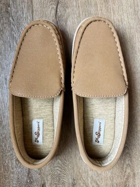 MySlippers Camel Brown All Season Women's Moccasin Slippers - size 8